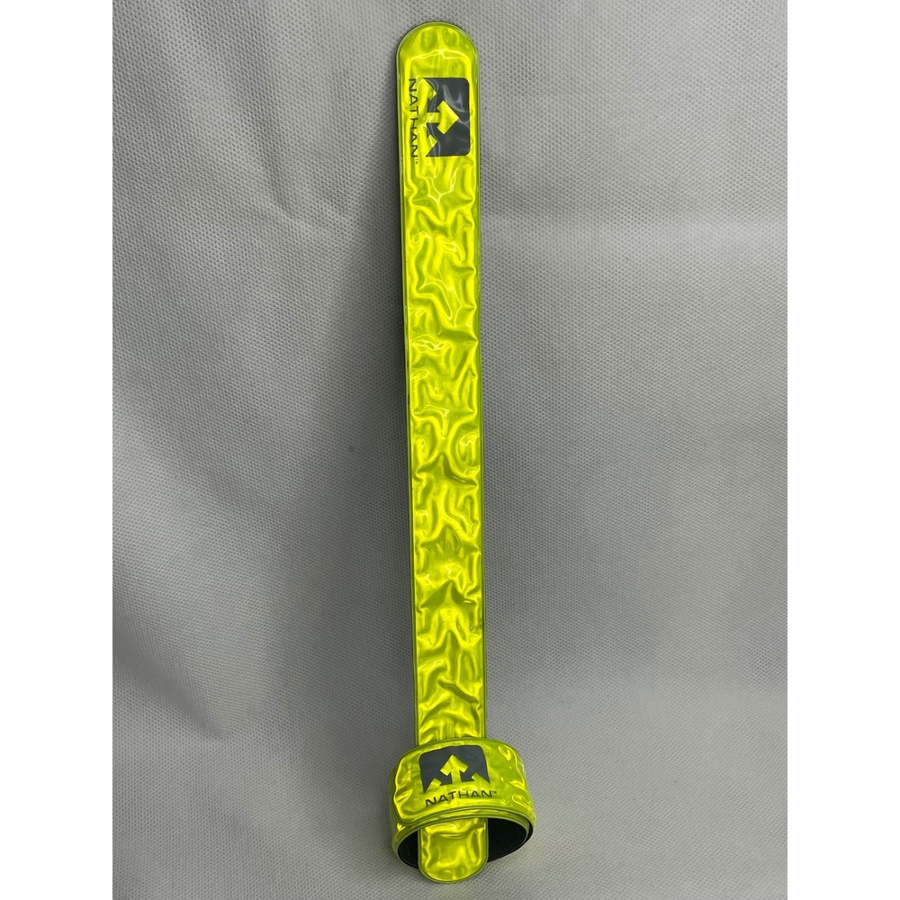 Two Nathan Reflex Reflective Snap Bracelet Arm Band High Visibility Safety Strap